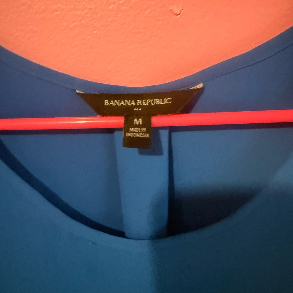 Banana Republic Vibrant Blue Blouse